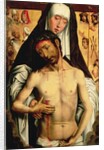The Man of Sorrows in the Arms of the Virgin by Hans Memling