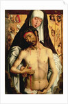 The Man of Sorrows in the Arms of the Virgin by Hans Memling
