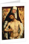 The Man of Sorrows in the Arms of the Virgin by Hans Memling