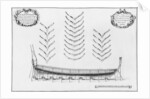 rofile of a vessel with all its floor plates by French School