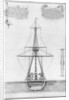 Cross-section of an armed and equipped vessel by French School