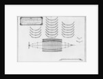 lan of a vessel with all its floor plates by French School