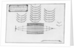 lan of a vessel with all its floor plates by French School