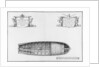 Plan of the hold of a vessel by French School