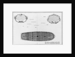lan of the first deck of a vessel by French School