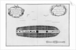 lan of the first deck of a vessel by French School