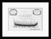 Profile of a partly planked vessel by French School