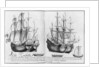 Ships known as 'pinasses', La Rochelle by French School