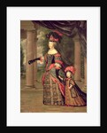 Maria Theresa, wife of Louis XIV, with her son the Dauphin Louis of France, after 1661 by Pierre Mignard