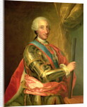 Charles III in Armour, after 1759 by Anton Raphael Mengs
