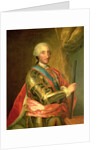 Charles III in Armour, after 1759 by Anton Raphael Mengs