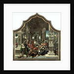 The Destruction of the House of Job, central panel of the Triptych of the Virtue of Patience, 1521 by Bernard van Orley