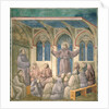 The Apparition at the Chapter House at Arles, 1297-99 by Giotto