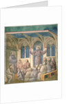 The Apparition at the Chapter House at Arles, 1297-99 by Giotto