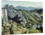 Rocks at L'Estaque, 1879-82 by Paul Cezanne