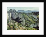 Rocks at L'Estaque, 1879-82 by Paul Cezanne