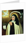 St. Teresa of Avila 1570 by Juan de la Miseria
