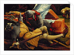 Soldiers Guarding Christ's Tomb at the Resurrection by Matthias Grunewald