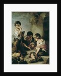 Boys Playing Dice, c.1670-75 by Bartolome Esteban Murillo