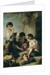 Boys Playing Dice, c.1670-75 by Bartolome Esteban Murillo