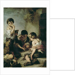 Boys Playing Dice, c.1670-75 by Bartolome Esteban Murillo