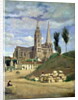 Chartres Cathedral, 1830 by Jean Baptiste Camille Corot