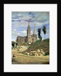 Chartres Cathedral, 1830 by Jean Baptiste Camille Corot