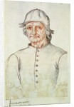 Ms 266 fol.275 Portrait of Hieronymus Bosch from the 'Recueil d'Arras' by Flemish School