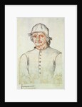 Ms 266 fol.275 Portrait of Hieronymus Bosch from the 'Recueil d'Arras' by Flemish School