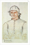 Ms 266 fol.275 Portrait of Hieronymus Bosch from the 'Recueil d'Arras' by Flemish School