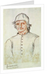 Ms 266 fol.275 Portrait of Hieronymus Bosch from the 'Recueil d'Arras' by Flemish School