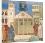 St. Francis honored by a simple man, 1297-99 by Giotto