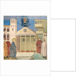 St. Francis honored by a simple man, 1297-99 by Giotto