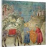 St. Francis Gives his Coat to a Stranger, 1296-97 by Giotto