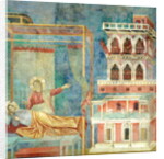 St. Francis Dreams of a Palace full of Weapons, 1297-99 by Giotto