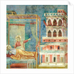 St. Francis Dreams of a Palace full of Weapons, 1297-99 by Giotto