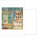 St. Francis Dreams of a Palace full of Weapons, 1297-99 by Giotto