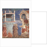 The Trial by Fire, St. Francis offers to walk through fire, to convert the Sultan of Egypt in 1219, 1296-97 by Giotto