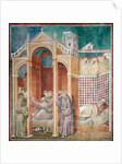 The Vision of Brother Agostino and the Bishop of Assisi, 1297-99 by Giotto
