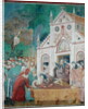 St. Clare Embraces the Body of St. Francis at the Convent of San Damiano, 1297-99 by Giotto (c.1266-1337)