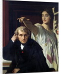 Portrait of the Italian Composer Cherubini and the Muse of Lyrical Poetry, 1842 by Jean Auguste Dominique Ingres