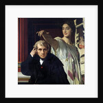 Portrait of the Italian Composer Cherubini and the Muse of Lyrical Poetry, 1842 by Jean Auguste Dominique Ingres