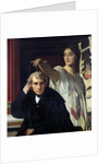 Portrait of the Italian Composer Cherubini and the Muse of Lyrical Poetry, 1842 by Jean Auguste Dominique Ingres