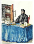 Venetian Moneylender, from an illustrated book of costumes by Jan van Grevenbroeck