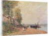 Steam Boats on the Loing at Saint-Mammes, 1877 by Alfred Sisley