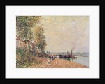 Steam Boats on the Loing at Saint-Mammes, 1877 by Alfred Sisley