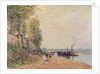 Steam Boats on the Loing at Saint-Mammes, 1877 by Alfred Sisley