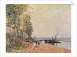 Steam Boats on the Loing at Saint-Mammes, 1877 by Alfred Sisley