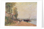 Steam Boats on the Loing at Saint-Mammes, 1877 by Alfred Sisley