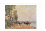Steam Boats on the Loing at Saint-Mammes, 1877 by Alfred Sisley